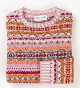 Eribe Westray Fairisle Sweater Orange Burst